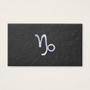 Chrome like Capricorn Zodiac Sign on Snake style