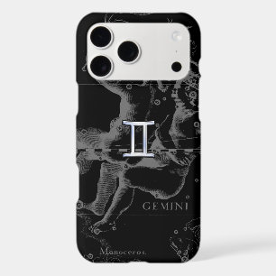 Chrome like Gemini Zodiac Symbol on Hevelius