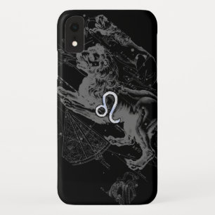 Chrome like Leo Zodiac Sign on Hevelius 1690 iPhone XR Case