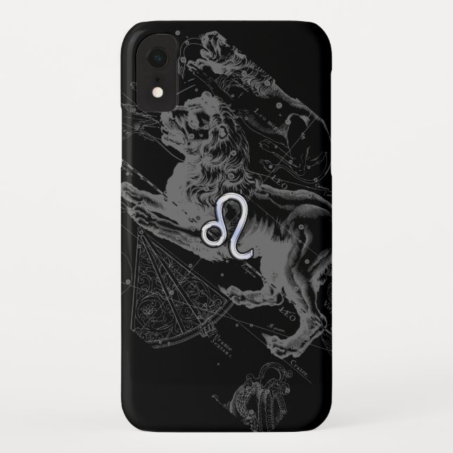 Chrome like Leo Zodiac Sign on Hevelius 1690 Case-Mate iPhone Case (Back)