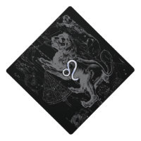 Chrome like Leo Zodiac Sign on Hevelius