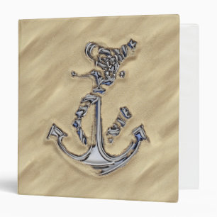 Chrome Like Rope Anchor in the Sand Binder