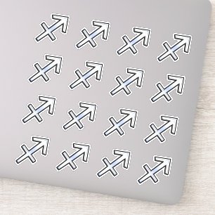 Chrome like Sagittarius Zodiac Sign