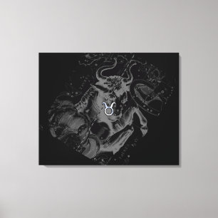 Chrome like Taurus Zodiac Sign on Hevelius