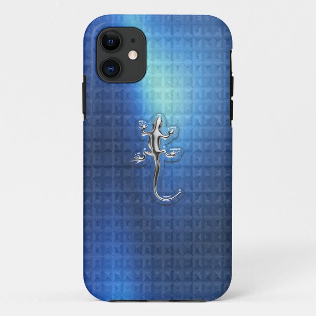 Chrome Lizard iPhone 5 Case (Back)