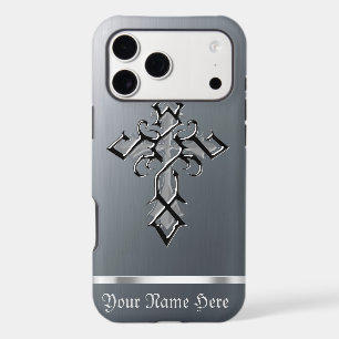 Chrome Medieval Cross iPhone XS Max Case