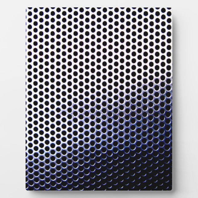 chrome mesh plaque (Front)
