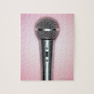 Chrome Microphone Jigsaw Puzzle