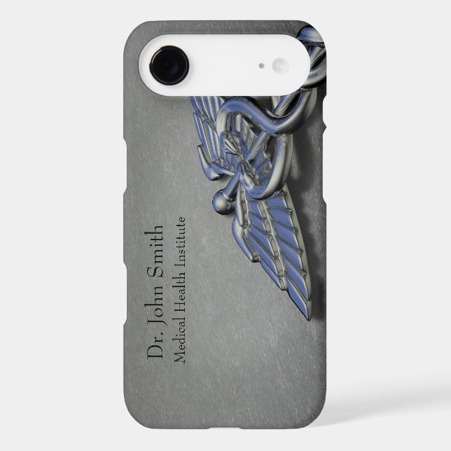 Chrome Professional Medical Caduceus - iPhone Case (Back)