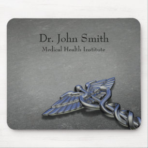 Chrome Professional Medical Caduceus - Mousepad