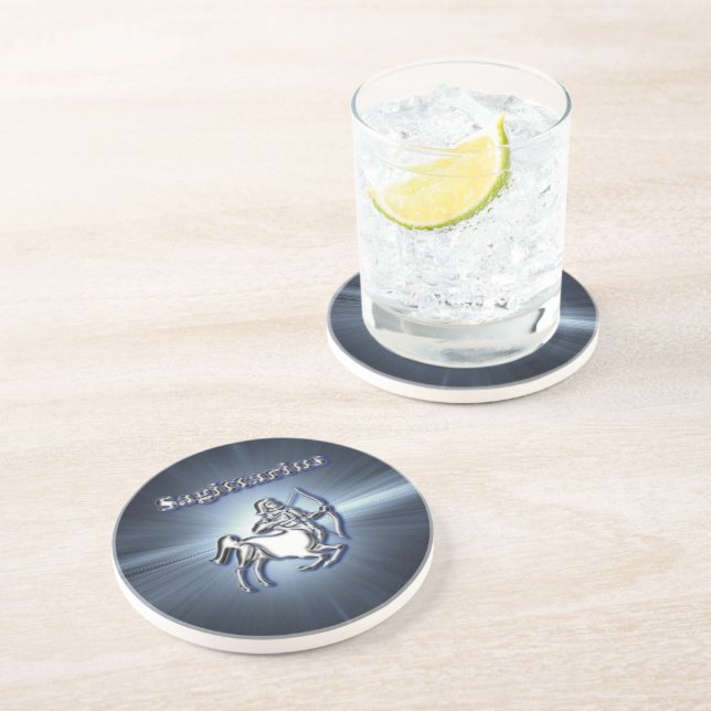 Chrome Sagittarius Coaster (Side)
