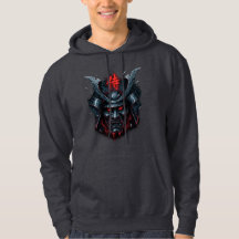 Chrome Shards Samurai-Warrior Mask Graphic