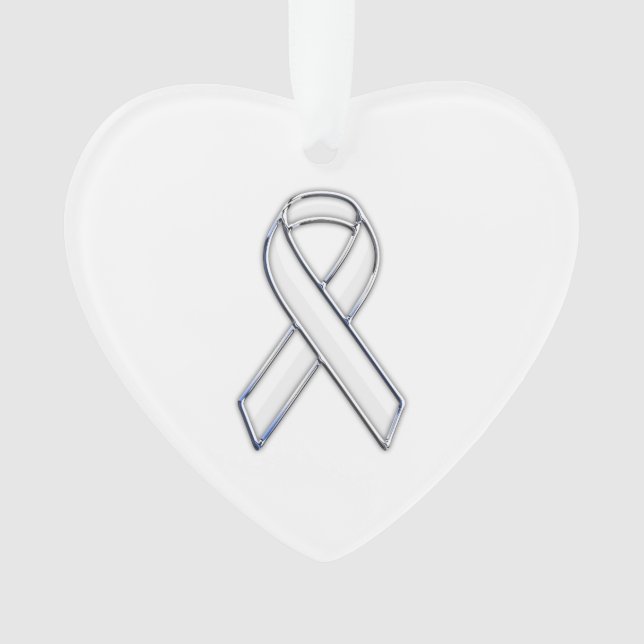 Chrome Silver Imprimé Ceinture White Ribbon Sensib (devant)