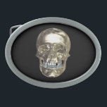Chrome Skull Belt Buckle<br><div class="desc">A cool belt buckle is one of the most versatile fashion items out there, and brings a little magic to any outfit new or old. Belts are an easy way to freshen up a dull look, and can be your special added touch that makes your style uniquely yours. Express yourself...</div>