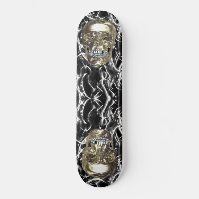 Chrome Skuls Skateboard (Recto)