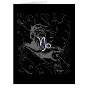 Chrome Style Capricorn Zodiac Sign on Hevelius