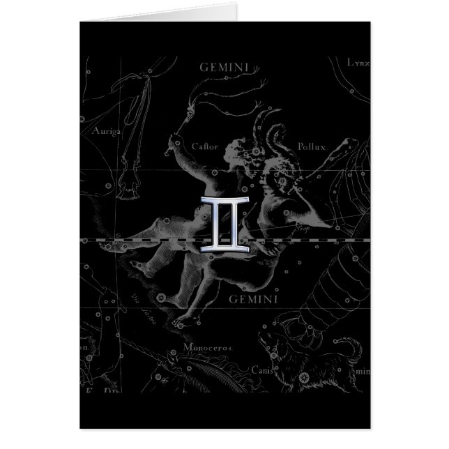 Chrome Style Gemini Zodiac Connexion Hevelius (Devant)