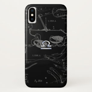 Chrome Style Libra Zodiac Sign on Hevelius Case-Mate iPhone Case
