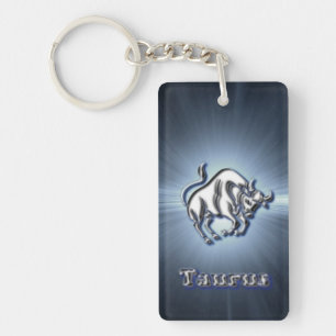 Chrome Taurus Keychain
