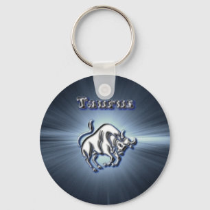 Chrome Taurus Keychain