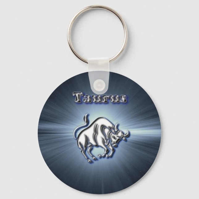 Chrome Taurus Keychain (Front)