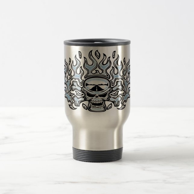 Chromeboy Crossbones Travel Mug (Center)
