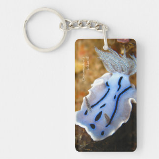 Chromodoris willani Rectangle (double-sided) Keych Keychain