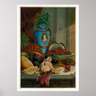 Chromolithographs Still life prints 1910