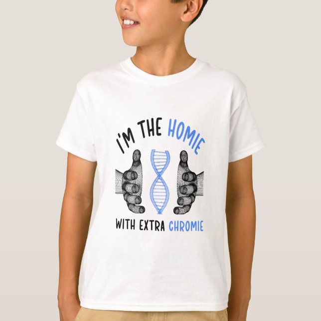 chromosome 21 ,  Down Syndrome T-Shirt (Front)