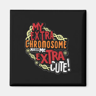 Chromosome World Down Syndrome Day Women Kids  Magnet