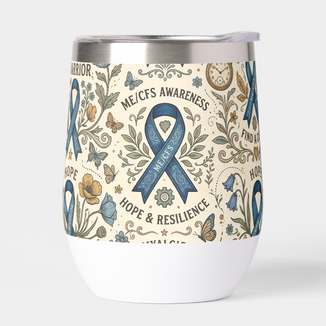 Chronic Fatigue ME/CFS Warrior Vintage (Left)