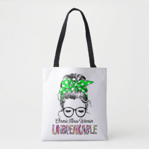 Chronic Illness Awareness Ribbon Support Gifts Tote Bag
