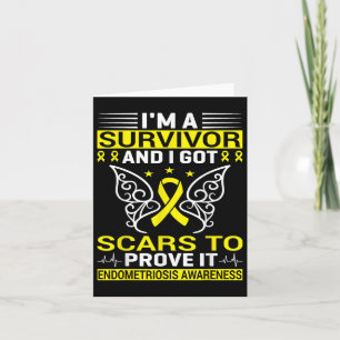 Chronic Illness Endo Warrior Endometriosis Awarene Card