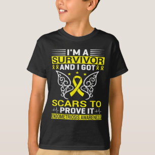 Chronic Illness Endo Warrior Endometriosis Awarene T-Shirt