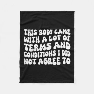 Chronic Illness Invisible Disability Rare Disease Fleece Blanket