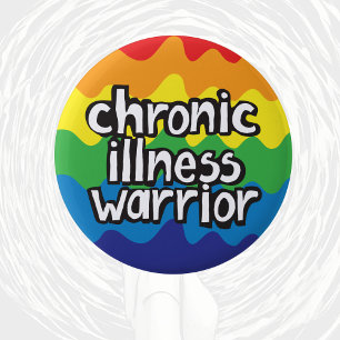 Chronic Illness Warrior buton badge 2 Inch Round Button