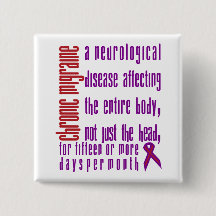 Chronic Migraine - Neurological Disease Button