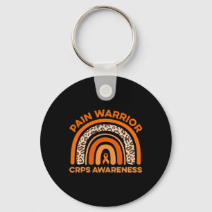 Chronic Pain Warrior CRPS Awareness Month Wear Ora Keychain