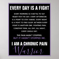 Chronic Pain Warrior (fully customizable)