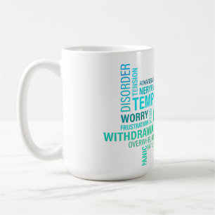 CHRONIC WORD CLOUD COFFEE MUG