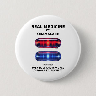 Chronically Uninsured 2 Inch Round Button