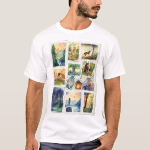 Chronicles of Narnia watercolor stickers  T-Shirt