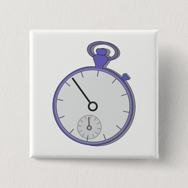 Chrono 2 Inch Square Button (Front)