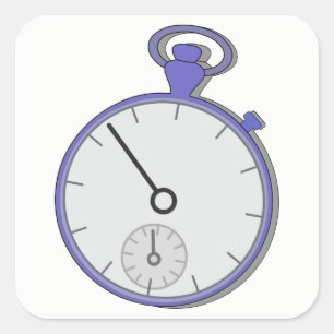 Chrono Square Sticker