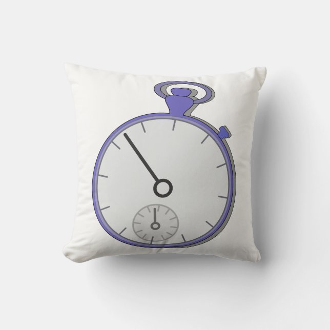 Chrono Throw Pillow (Front)