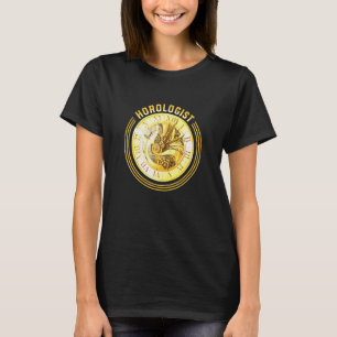 Chronologist Horologist Watch Expert Clock Maker H T-Shirt