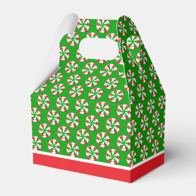 Chrstmas Candy Favor Box (Front Side)