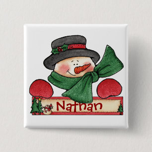 Chrtimstas Stocking Label button