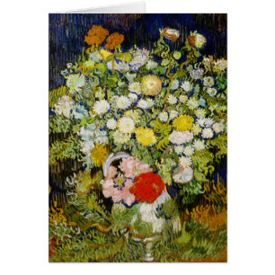 Chrysanthèmes & Fleurs sauvages Van Gogh Art