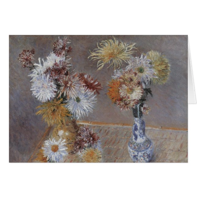 Chrysanthèmes par Gustave Caillebotte (Devant horizontal)